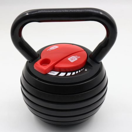 40LBS Adjustable Kettlebell Black/Red